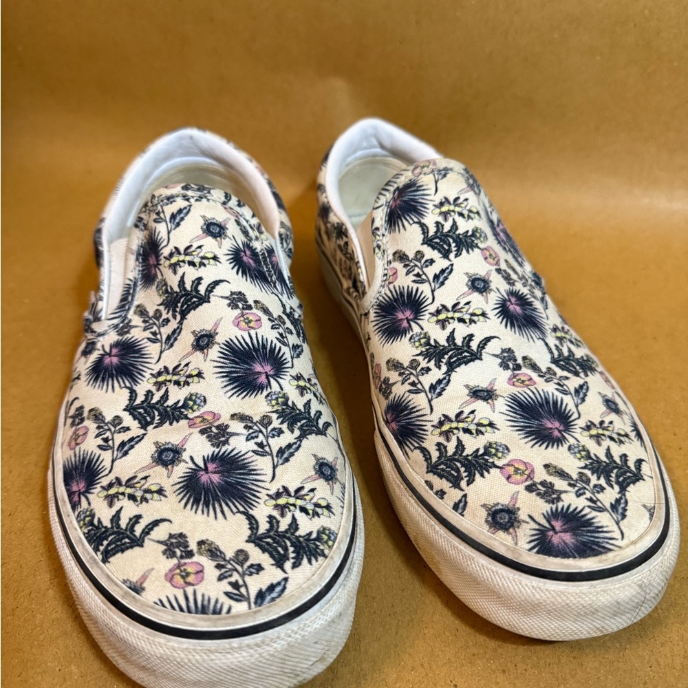 VANS Floral Slip-On Sneakers